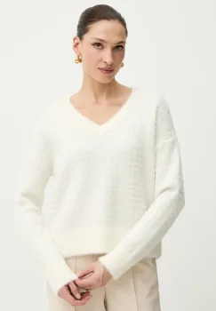 Morgan pulover culoarea bej, MNANCY imagine