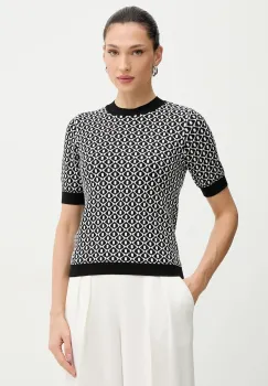 Morgan pulover culoarea negru, light, MSIX imagine