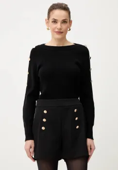 Morgan pulover culoarea negru, MTECNA imagine