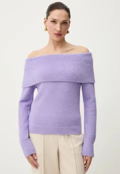Morgan pulover culoarea violet, MBOGO imagine