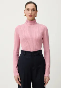 Morgan pulover din amestec de lana culoarea roz, MENTOL imagine