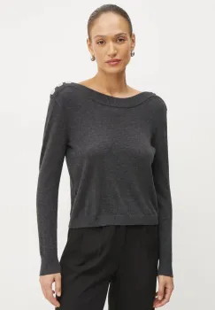 Morgan pulover din amestec de lana MCHOU femei, culoarea gri, light, MCHOU imagine