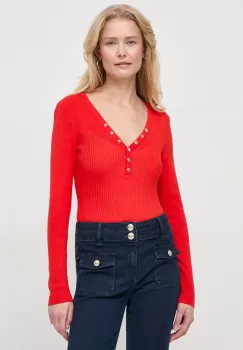 Morgan pulover femei, culoarea portocaliu, light imagine