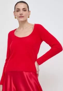 Morgan pulover femei, culoarea rosu imagine