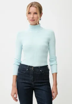 Morgan pulover light, cu guler, MENTHYO imagine