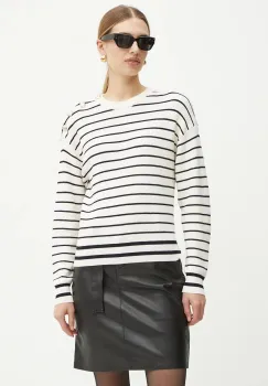 Morgan pulover MARINO femei, culoarea bej, light, MARINO imagine