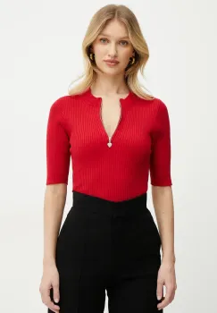 Morgan pulover MATHEW culoarea rosu, light, MATHEW imagine