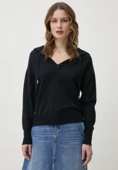 Morgan pulover MBALLON femei, culoarea albastru marin, light, MBALLON imagine