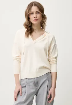 Morgan pulover MBALLON femei, culoarea bej, light, MBALLON imagine