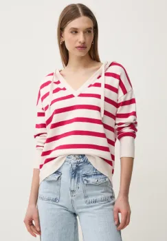 Morgan pulover MBALLON femei, culoarea bej, light, MBALLON imagine