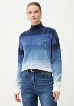 Morgan pulover MDYE culoarea gri, cu turtleneck, MDYE imagine