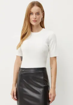 Morgan pulover MENTHE femei, culoarea alb, light, MENTHE imagine