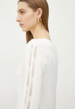 Morgan pulover MIELO femei, culoarea alb, light, MIELO imagine