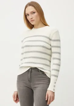 Morgan pulover MISHAK femei, culoarea bej, MISHAK imagine