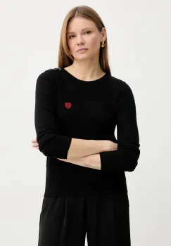 Morgan pulover MKISS culoarea negru, light, MKISS imagine