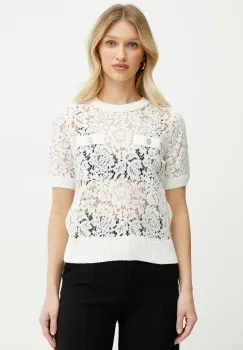 Morgan pulover MNAWA culoarea bej, MNAWA imagine