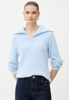 Morgan pulover MNOVI culoarea gri, MNOVI imagine