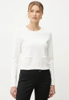 Morgan pulover MPERLA femei, culoarea bej, light, MPERLA imagine