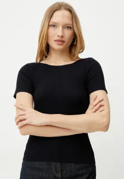 Morgan pulover MPIO femei, culoarea bleumarin, light, MPIO imagine