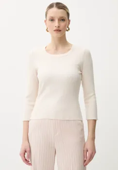 Morgan pulover MTOY culoarea bej, MTOY imagine