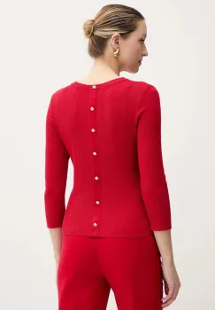 Morgan pulover MTOY culoarea rosu, MTOY imagine