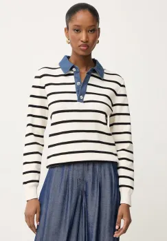 Morgan pulover pentru femei, din bumbac imagine