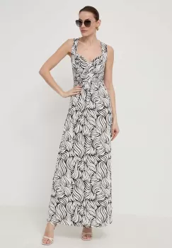 Morgan rochie culoarea alb, maxi, evazati imagine