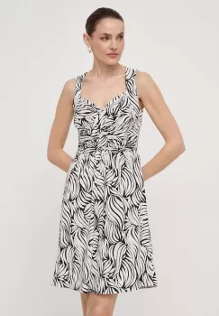 Morgan rochie culoarea alb, mini, evazati imagine