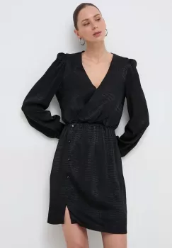 Morgan rochie culoarea negru, mini, evazati imagine