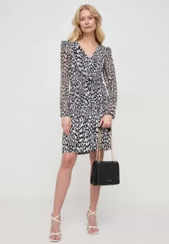 Morgan rochie culoarea negru, mini, evazati imagine