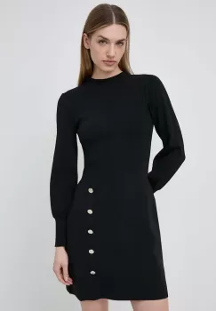 Morgan rochie culoarea negru, mini, evazati imagine