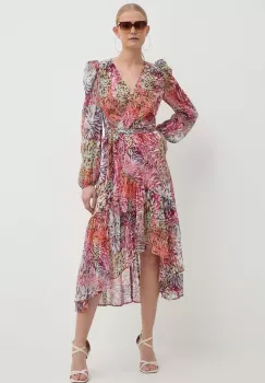 Morgan rochie culoarea roz, midi, evazati imagine