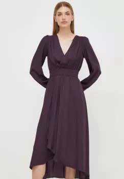 Morgan rochie culoarea violet, midi, evazati imagine