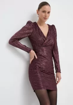 Morgan rochie culoarea violet, mini, mulata imagine