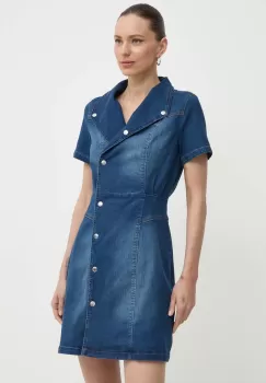 Morgan rochie jeans REIMS mini, evazati, REIMS imagine