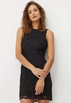 Morgan rochie RADIA culoarea negru, mini, mulata, RADIA imagine