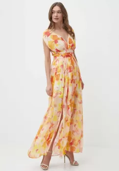 Morgan rochie RAMET.F culoarea portocaliu, maxi, evazati, RAMET.F imagine