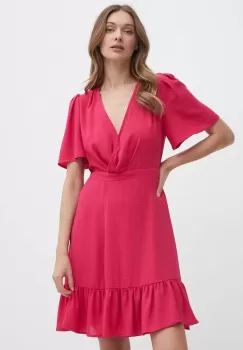 Morgan rochie RANILA culoarea roz, mini, evazati, RANILA imagine