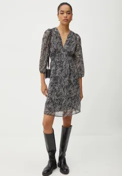 Morgan rochie RBETTY culoarea negru, mini, evazati, RBETTY imagine