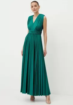 Morgan rochie REINE culoarea turcoaz, maxi, evazati, REINE imagine