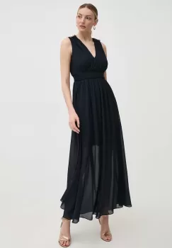 Morgan rochie REPONS culoarea albastru marin, maxi, evazati, REPONS imagine