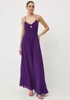 Morgan rochie REVALA culoarea violet, maxi, evazati, REVALA imagine