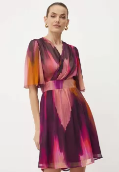 Morgan rochie RLULO.F culoarea violet, mini, evazati, RLULO.F imagine