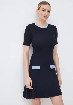 Morgan rochie RMSIXTO culoarea negru, mini, mulata, RMSIXTO imagine