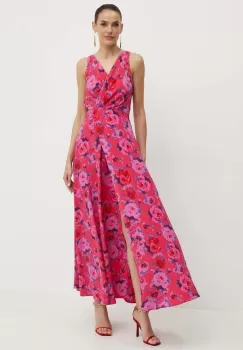 Morgan rochie RORAL.F culoarea roz, maxi, evazati, RORAL.F imagine