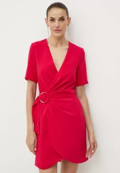 Morgan rochie ROY culoarea roz, mini, drept, ROY imagine