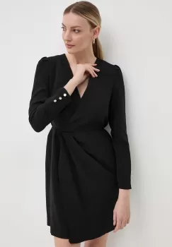 Morgan rochie RQUERI culoarea negru, mini, drept, RQUERI imagine