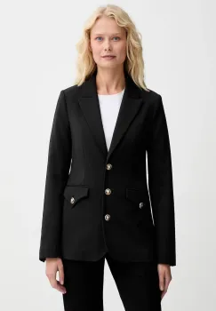 Morgan sacou culoarea negru, un singur rand de nasturi, uni, VADOR.F imagine