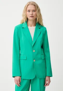 Morgan sacou culoarea verde, un singur rand de nasturi, uni, VAKOY imagine
