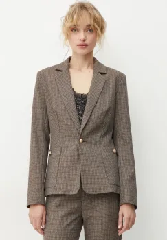 Morgan sacou VONNI.F culoarea maro, un singur rand de nasturi, modelator, VONNI.F imagine